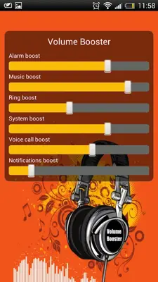 Volume Booster android App screenshot 0